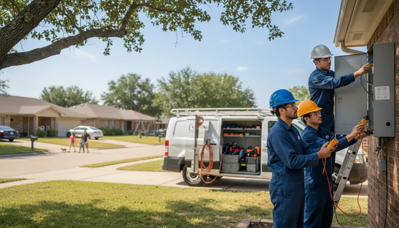 Certified electrician providing emergency electrical services in Winchester, IL